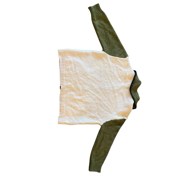 NWT Zara Chunky Soft Colorblock Full Zip Cardigan Patchwork Pockets Size XL - Picture 7 of 12